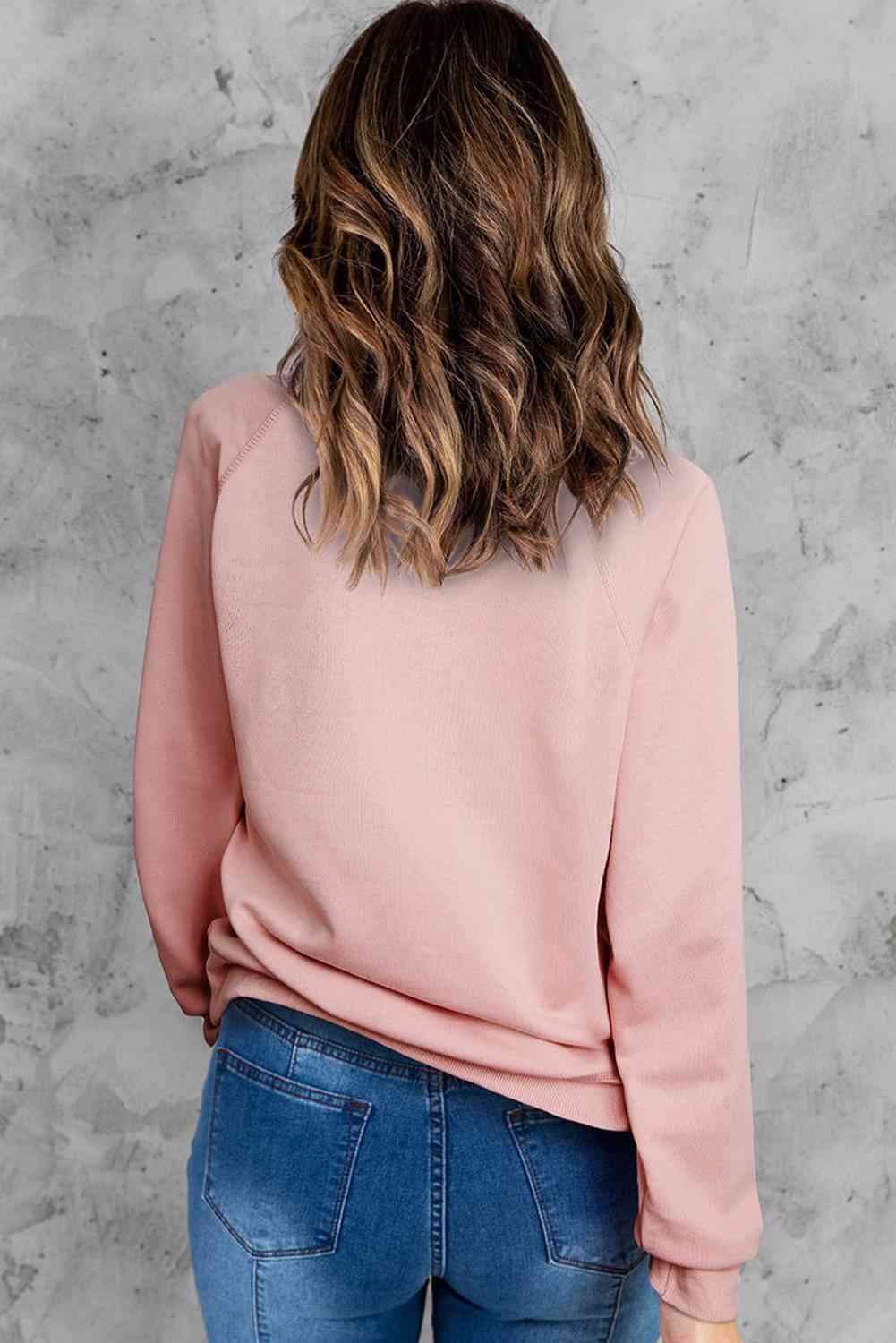 BE MINE Raglan Sleeve Sweatshirt